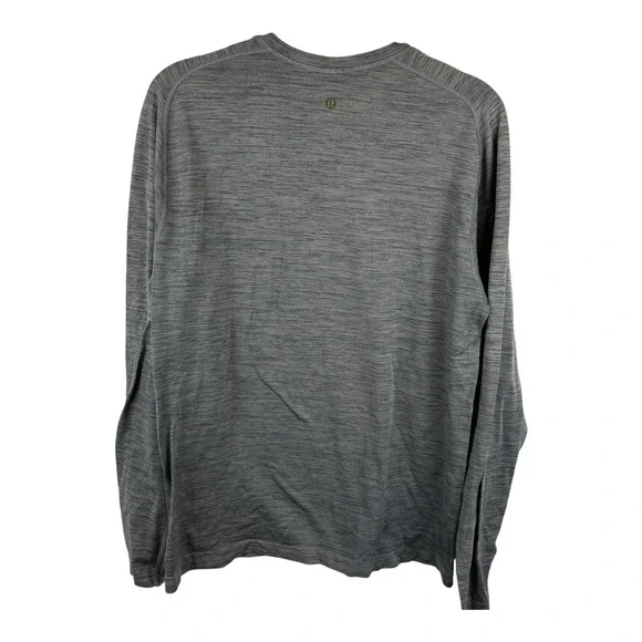 Lululemon Gray Metal Vent Long Sleeve Men's Size M - Picture 2 of 6